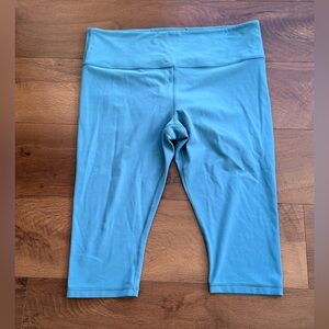 Athleta teal capris XL